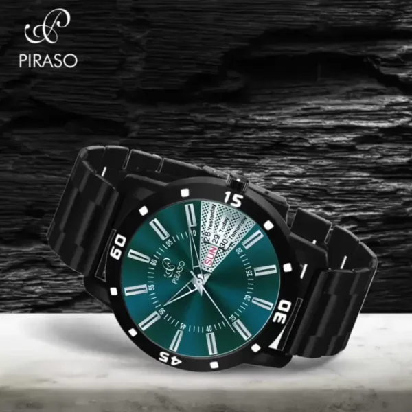 Piraso 2038-TRQX BC Analog Watch Turquoise Dial