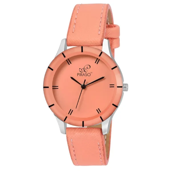 Piraso Women's Analog Watch, Pink Dial Watch, PR9118