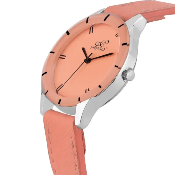 Piraso Women's Analog Watch, Pink Dial Watch, PR9118