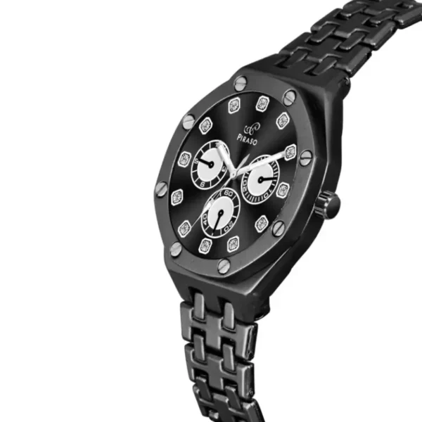 Piraso women's black chain watch, NK HUB-LOT 2026 analog watch