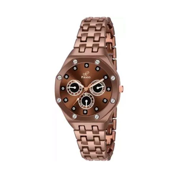 Piraso women's brown analog watch, NK HUB-LOT 2026 model