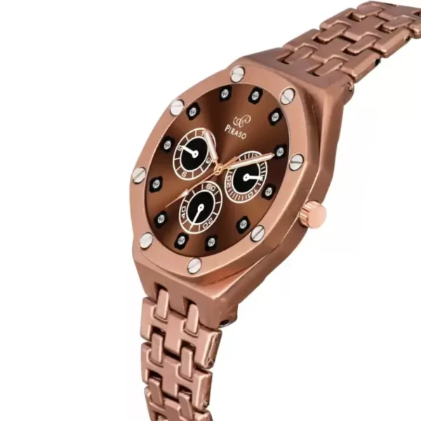 Piraso women's brown analog watch, NK HUB-LOT 2026 model