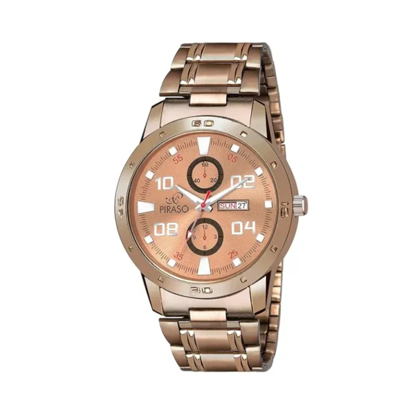 Piraso 1158-BN-CK Brown Chain Watch
