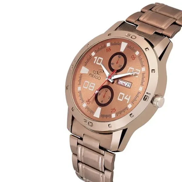Piraso 1158-BN-CK Brown Chain Watch