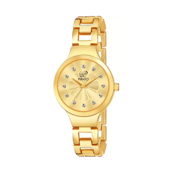 Piraso Women's Watch, Golden Chain Analog Watch, Piraso DB 307 Watch