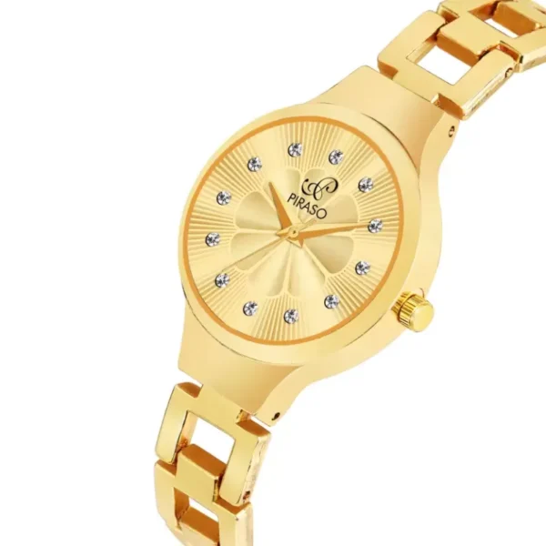 Piraso Women's Watch, Golden Chain Analog Watch, Piraso DB 307 Watch