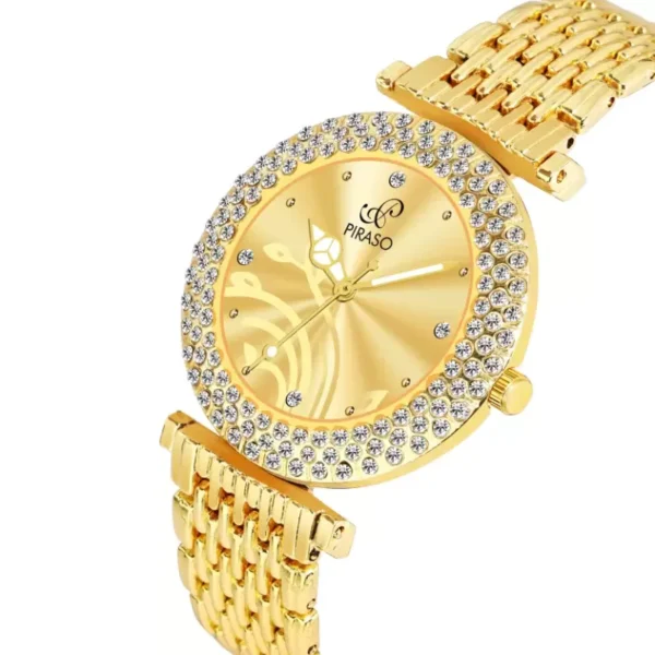 Piraso DB 309 Golden Zuperia Women's Analog Watch