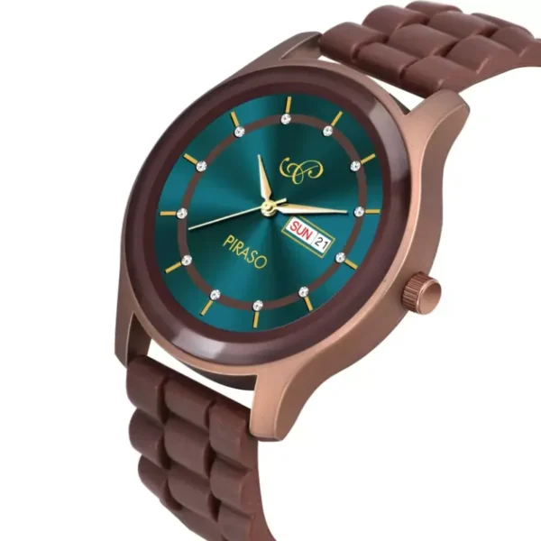 Piraso D&D C22 Diamond Studded Blue Dial Watch