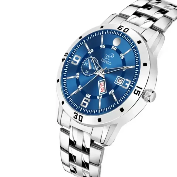 Piraso Men's Watch Blue Dial", "Silver Chain Analog Watch for Men", "Elegant Men's Watch Piraso D&D F95