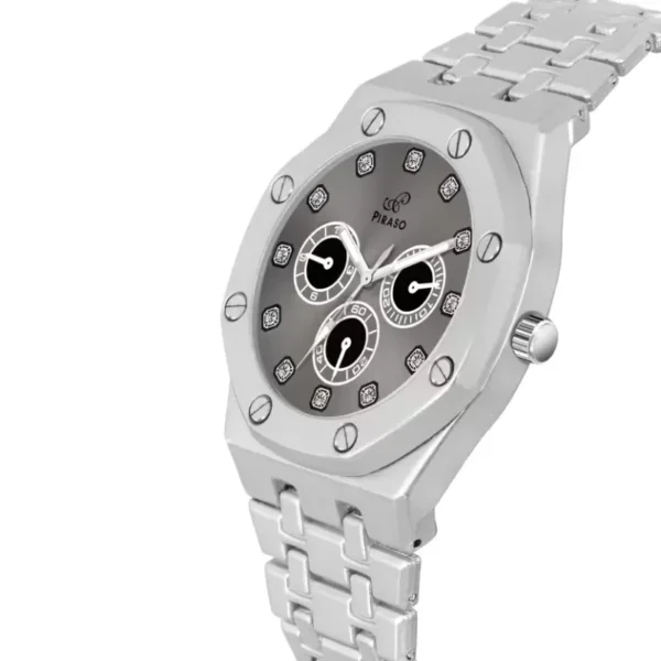 Piraso NK HUB-LOT 2026 Men's Silver Analog Watch