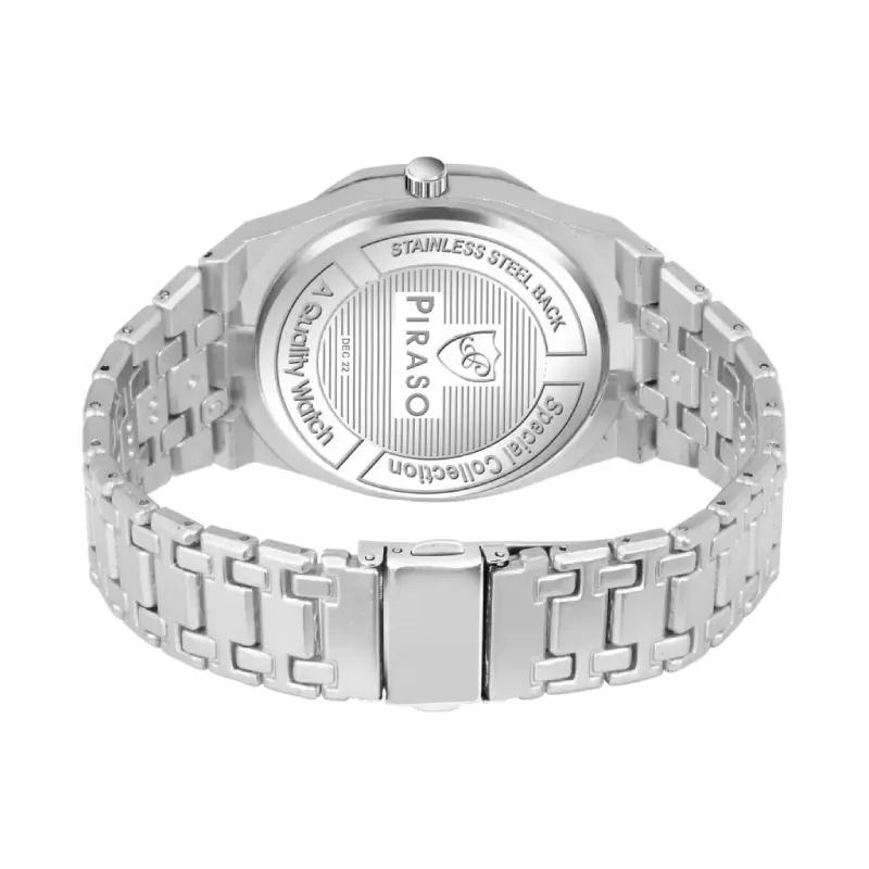 Piraso NK HUB-LOT 2026 Men's Silver Analog Watch