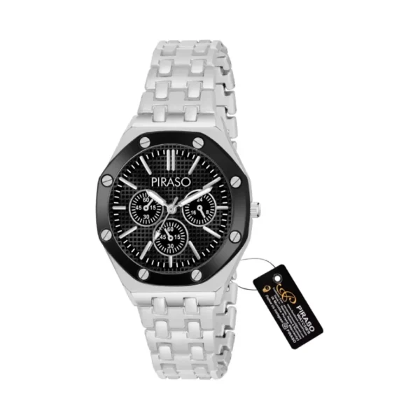 Piraso Women's Silver Chain Analog Watch