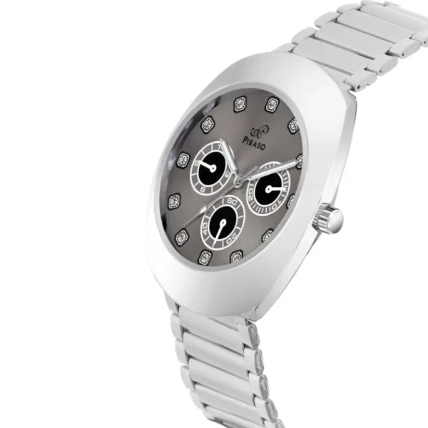 Piraso silver analog watch men, RA-DO 2026 elegant watch