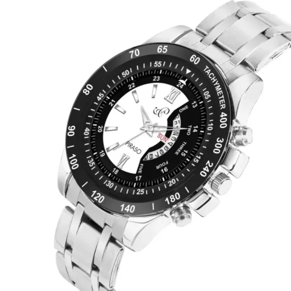 Piraso men's silver analog watch, RSSL D&D-16 elegance