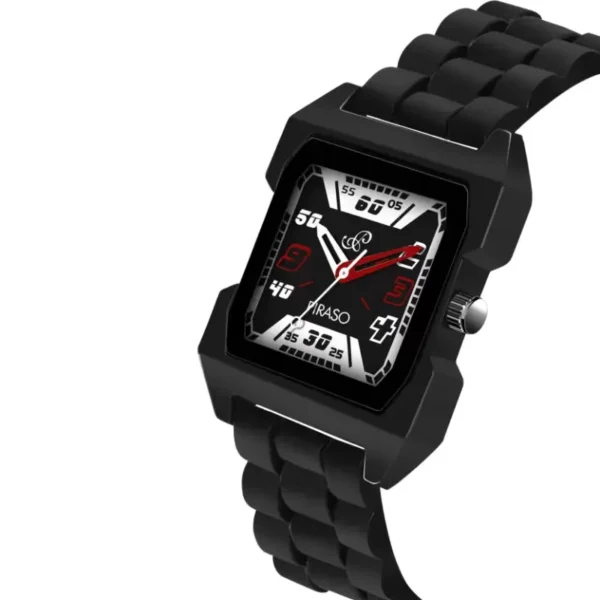 Piraso 3122 Men's Watch, Multicolor Dial, Black Mesh Strap