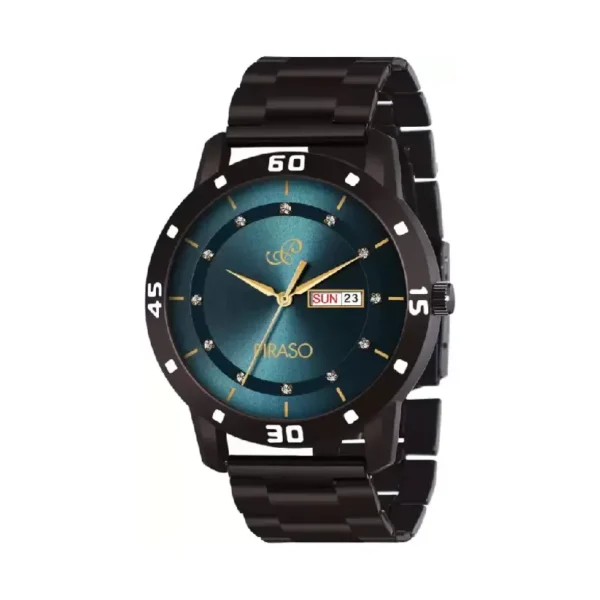 Piraso D&D F92 blue dial brown stainless steel men's watch