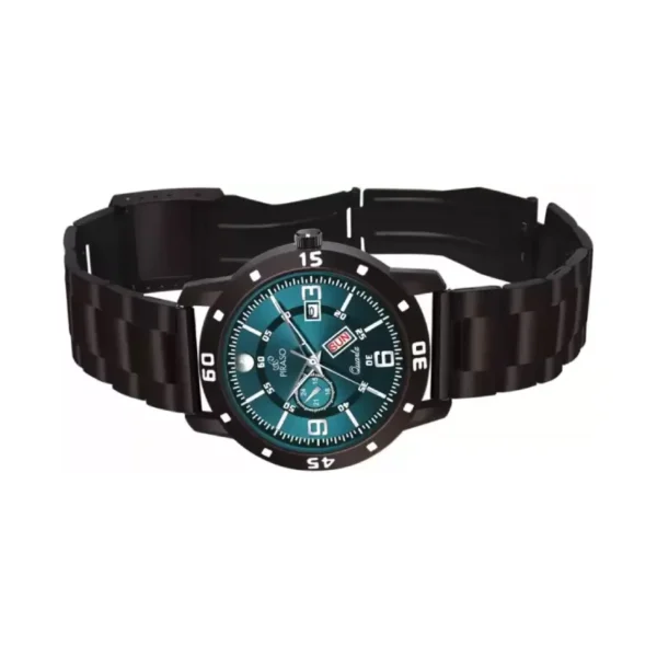 Piraso D&D F95 men's watch, D&D F95 blue dial, brown chain strap analog watch
