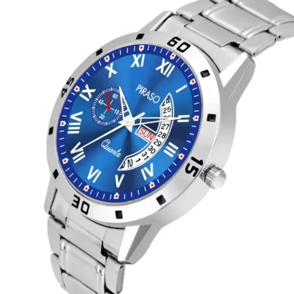 Piraso PR2828 men's blue dial watch, PR2828 analog watch