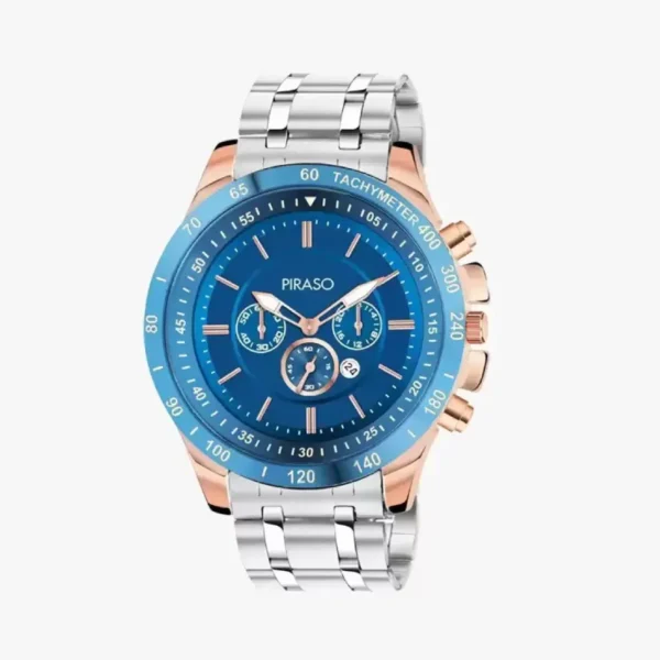 Piraso RSSL 2022 men’s silver chain analog watch