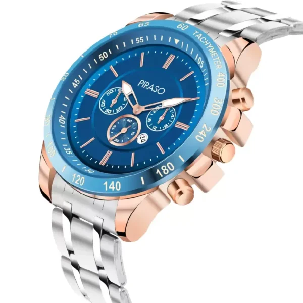 Piraso RSSL 2022 men’s silver chain analog watch