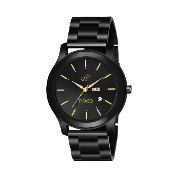Piraso D&D 0605_2020 men's black dial analog watch