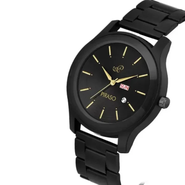 Piraso D&D 0605_2020 men's black dial analog watch