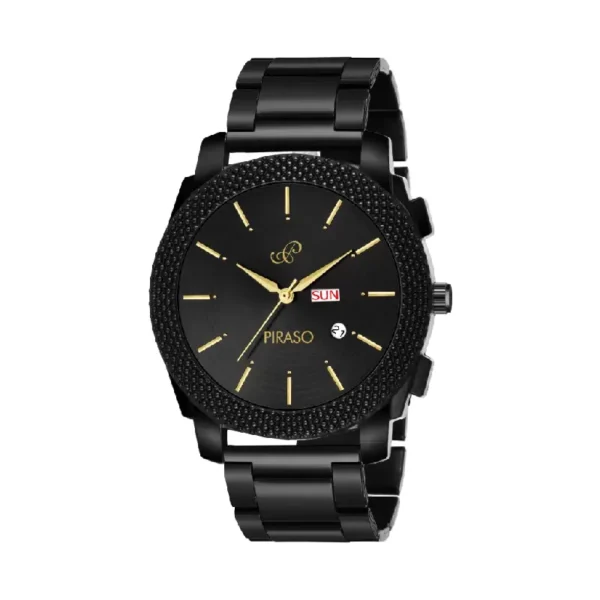 Piraso D&D 2020 Black Dial Black Chain Analog Watch